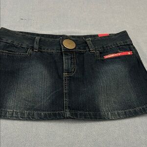 Edgy Blue Brazilian Denim Mini Skirt